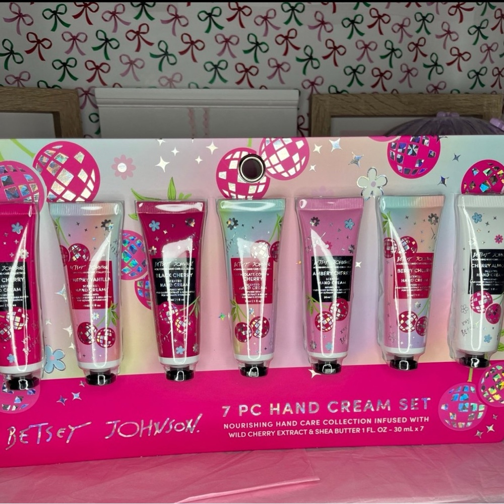 Betsey Johnson Hand Cream Lotions Set